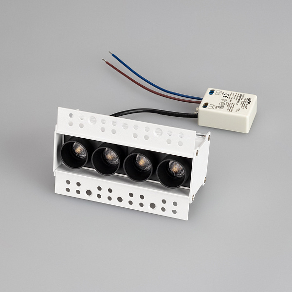 Светильник MS-ORIENT-BUILT-TRIMLESS-TC-S38x127-10W Warm3000 (WH-BK, 30 deg, 230V) (Arlight, IP20 Металл, 5 лет) Lednikoff