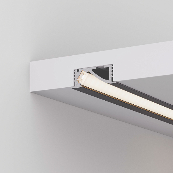 Профиль SL-BEVEL-W21-F-2000 ANOD BLACK (Arlight, Алюминий) Lednikoff