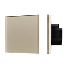 Выключатель сенсорный SWT-OMALI-S02-ZB-GD (250V, 10A, Zigbee) (Arlight, Стекло) Lednikoff