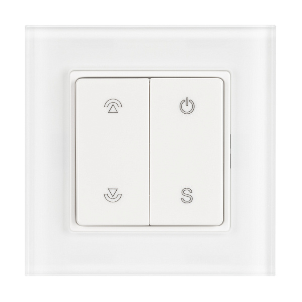 Панель SMART-P47-DIM-G-SUF (3V, 1 зона, Knob, 2.4G) (Arlight, Стекло) Lednikoff