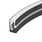 Силиконовый профиль WPH-FLEX-0612-SIDE-S8-5m BLACK (Arlight, Силикон) Lednikoff