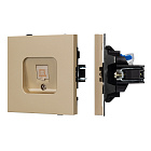Механизм компьютерной розетки SCT-TENDO-MPC1-SFPL-GD (RJ-45, CAT6) (Arlight, Матовый песочный) Lednikoff