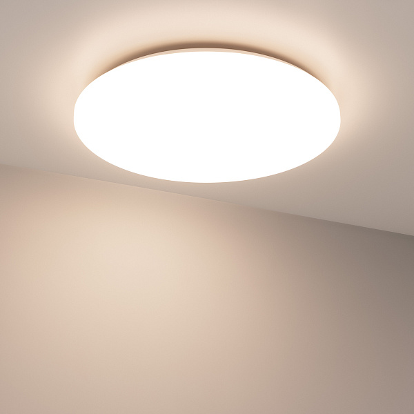Светильник SP-FAVOR-R600-50W Day4000-MIX-RGB (WH, 100 deg, 230V, Tuya Zigbee) (Arlight, IP54 Пластик, 3 года) Lednikoff