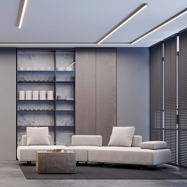 Профиль SL-LINE-5050-LW-2000 ANOD OLIVE GREY (Arlight, Алюминий) Lednikoff