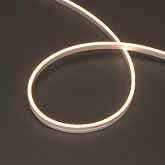 Светодиодная лента герметичная MOONLIGHT-SIDE-A168-4x10mm 24V Warm3000 (7.2 W/m, IP65, 5m, wire x2) (Arlight, Вывод прямой, 3 года)