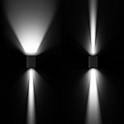 Светильник LGD-WALL-VARIO-S104x129-2x6W Day4000 (BK, 1-80 deg) (Arlight, IP54 Металл, 3 года) Lednikoff