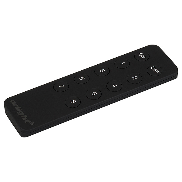 Пульт SR-2833K8 Black (диммер 8 зон) (Arlight, IP20 Пластик, 3 года) Lednikoff
