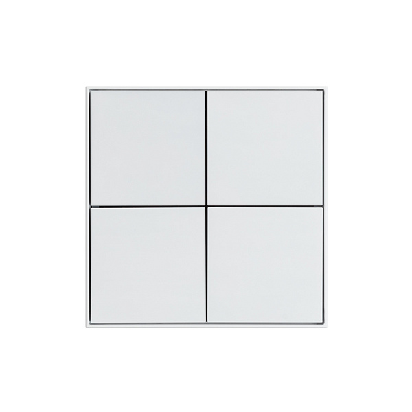 INTELLIGENT ARLIGHT Кнопочная панель KNX-304-23-IN White (BUS, Frame) (IARL, IP20 Металл, 2 года) Lednikoff
