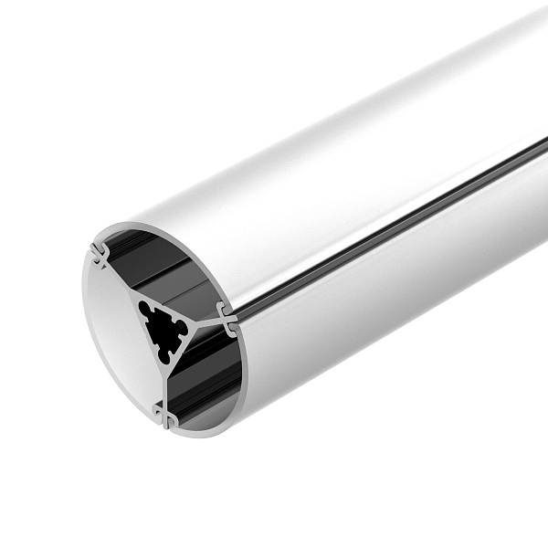 Профиль ROUND-D36-360-2500 ANOD BLACK (Arlight, Алюминий) Lednikoff
