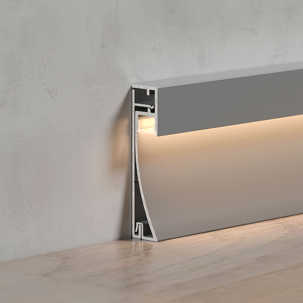 Профиль PLINTUS-H54-2000 ANOD (Arlight, Алюминий) Lednikoff