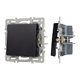 Механизм выключателя одноклавишный проходной SWT-MKP1-PL-BK (250V, 16A) (Arlight, -)