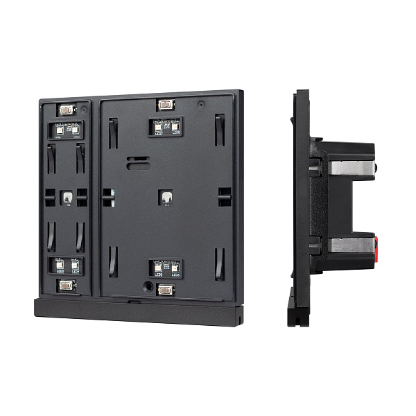 INTELLIGENT ARLIGHT Механизм панели KNX-302-22-IN Black (Bus) (IARL, IP20 Пластик, 2 года) Lednikoff