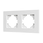 Рамка пластиковая FRM-PERIO-PL-2-WH (Arlight, -) Lednikoff