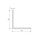 Уголок ARH-W20x20x1-3000 WHITE (Arlight, Алюминий) Lednikoff