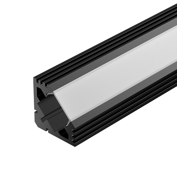 Профиль PDS45-T-2000 ANOD Black RAL9005 (Arlight, Алюминий) Lednikoff