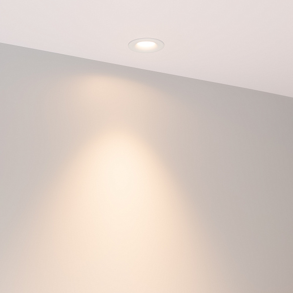 Светильник MS-FOGGY-BUILT-R45-5W Warm3000 (WH, 36 deg, 230V) (Arlight, IP54 Металл, 5 лет) Lednikoff