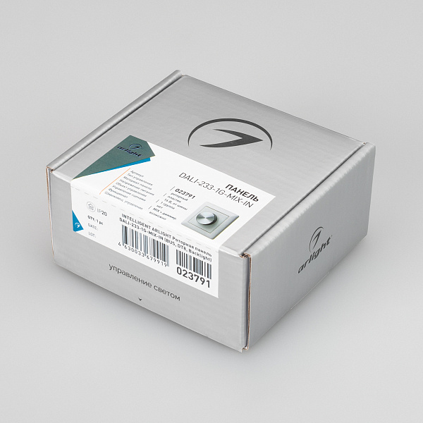 INTELLIGENT ARLIGHT Роторная панель DALI-233-1G-MIX-IN (BUS, DT8, Backlight) (Arlight, -) Lednikoff