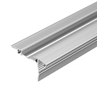 Профиль с экраном ALU-STAIR-DK-2000 ANOD+FROST (Arlight, Алюминий) Lednikoff