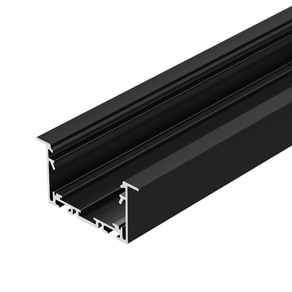 Профиль S2-LINIA69-F-2500 SEAMLESS BLACK (Arlight, Алюминий) Lednikoff