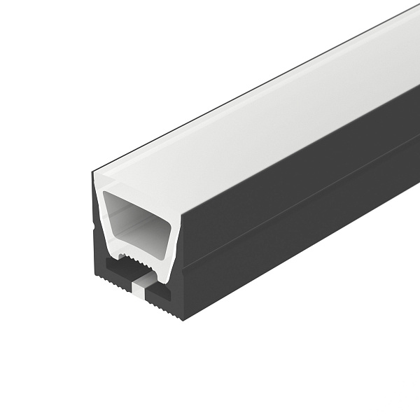 Силиконовый профиль WPH-FLEX-1616-TOP-S11-5m BLACK (Arlight, Силикон) Lednikoff