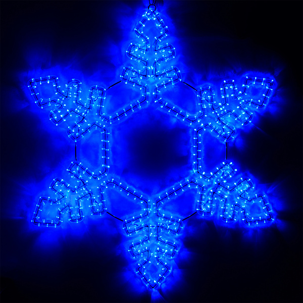 Фигура ARD-SNOWFLAKE-M2-940x940-576LED Blue (230V, 32W) (Ardecoled, IP65) Lednikoff