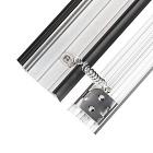 Профиль LINE-5075-HONEYCOMB-2000 BLACK (Arlight, Алюминий) Lednikoff