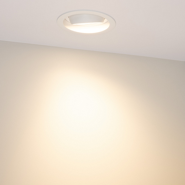 Светильник MS-VORTEX-BUILT-R135-30W Warm3000 (WH-WH, 50 deg, 230V) (Arlight, IP20 Металл, 5 лет) Lednikoff