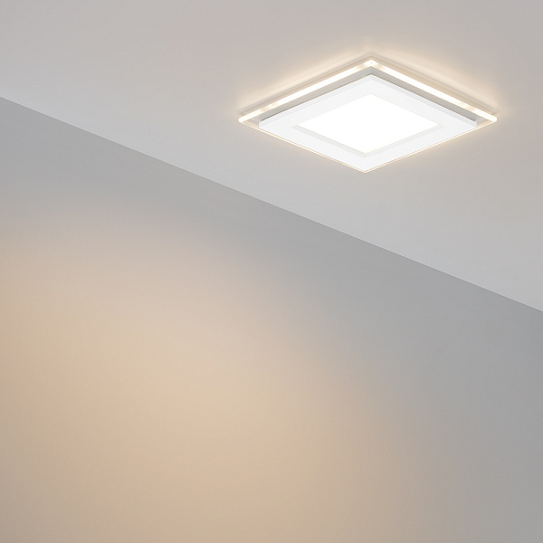 Светодиодная панель LT-S96x96WH 6W Day White 120deg (Arlight, IP40 Металл, 3 года) Lednikoff