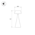 Светильник SP-TOMMY-TAB-2W Warm3000-MIX (SG, 154 deg) (Arlight, IP54 Металл, 2 года) Lednikoff