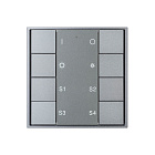 INTELLIGENT ARLIGHT Кнопочная панель DALI-201-23-1G-4SC-DIM-DT6-IN Silver (BUS, Frame) (IARL, IP20 Металл, 3 года) Lednikoff