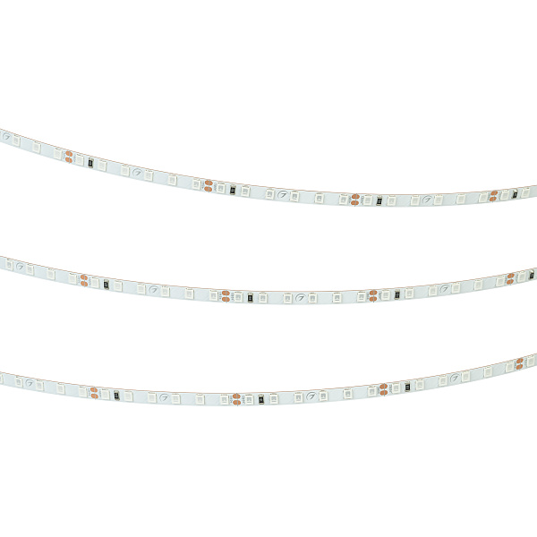 Светодиодная лента RT-A120-5mm 24V Green (9.6 W/m, IP20, 2835, 5m) (Arlight, узкая) Lednikoff
