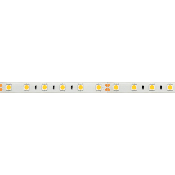 Светодиодная лента RTW 2-5000NC 24V White6000 2x (5060, 300 LED, LUX) (Arlight, 14.4 Вт/м, IP65) Lednikoff