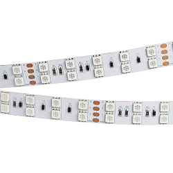 Светодиодная лента RT 2-5000 36V RGB 2X2 (5060, 600 LED, LUX) (Arlight, 26 Вт/м, IP20)