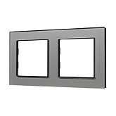 Рамка стеклянная FRM-GLARE-GS-2-GR (Arlight, -)