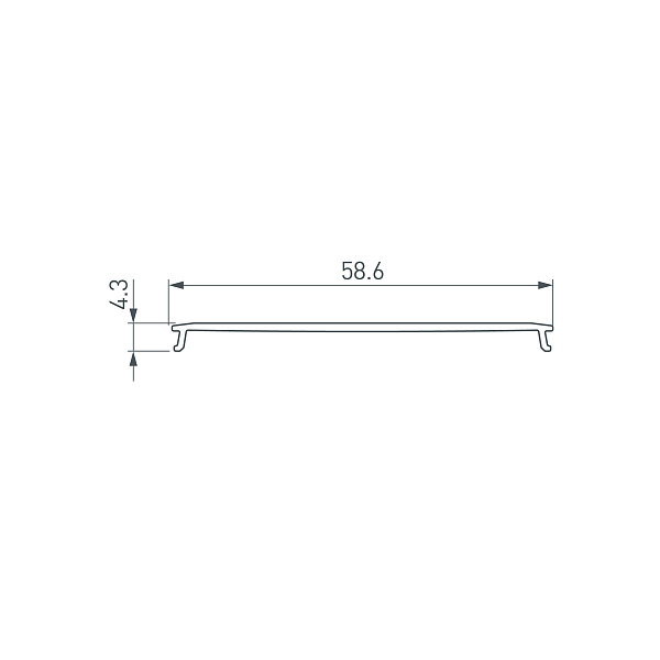 Экран LINE-6070-3000 OPAL (Arlight, Пластик) Lednikoff
