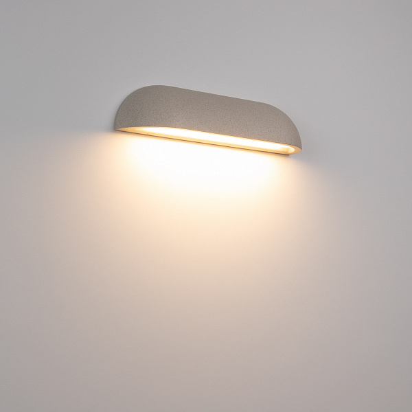 Светильник SP-BULFIN-WALL-L365-10W Warm3000 (WH, 120 deg, 230V) (Arlight, IP65 Бетон, 3 года)