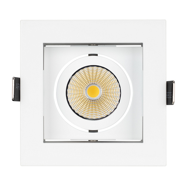 Светильник CL-KARDAN-S102x102-9W Warm (WH, 38 deg) (Arlight, IP20 Металл, 3 года) Lednikoff