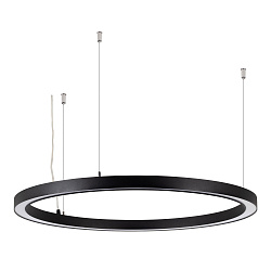 Светильник SP-CIRCLE-HANG-O3535-D1000-55W Warm3000 (RAL9005, 120 deg, 230V) IP40 LED (Arlight, Алюминий)