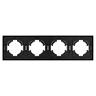 Рамка пластиковая FRM-TENDO-SFPL-4-GR (Arlight, Матовый графитовый) Lednikoff