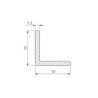 Уголок ARH-W10x10x1,2-3000 BLACK (Arlight, Алюминий) Lednikoff
