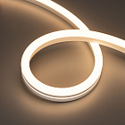 Светодиодная лента герметичная MOONLIGHT-SIDE-A140-12x24mm 24V Warm3000 (9.6 W/m, IP68, 5m, wire x2) (Arlight, Вывод прямой, 3 года)