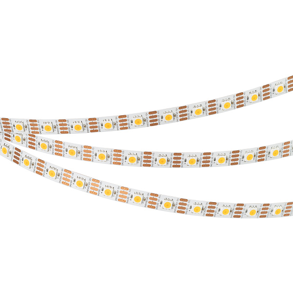 Светодиодная лента SPI-B60-10mm 12V Warm3000-PX1-RAM (9.3 W/m, IP20, 5060, 5m) (Arlight, бегущий огонь) Lednikoff