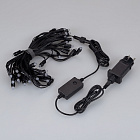 Светодиодная гирлянда Нить Смарт ARD-MOOD-CLASSIC-5000-BLACK-26LED RGBY-SPI (230V, 7.5W, Tuya Wi-Fi) (Ardecoled, IP65) Lednikoff