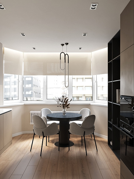 Жилой интерьер квартиры на ул. Беговая