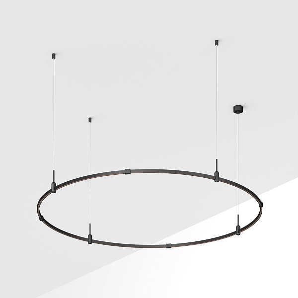 Основание ART-APRIORI-ROUND-HANG-R1800 (BK) (Arlight, IP20 Металл, 3 года)