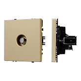 Механизм спутниковой розетки SCT-NOBE-MST1-SFPL-GD (SAT) (Arlight, Золотой песок)