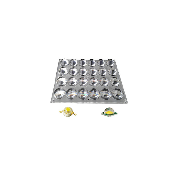 Блок линз 24B60-M112х135 (60°, 24x LED) (Turlens, -) Lednikoff