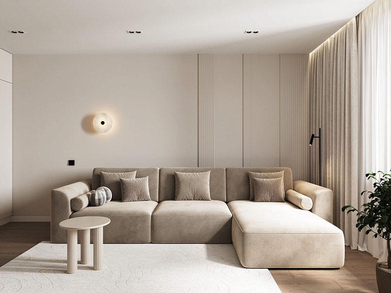 Жилой интерьер квартиры на ул. Беговая