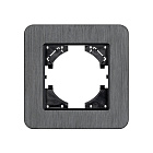 Рамка алюминиевая FRM-AKIRY-AL-1-BK (Arlight, -) Lednikoff