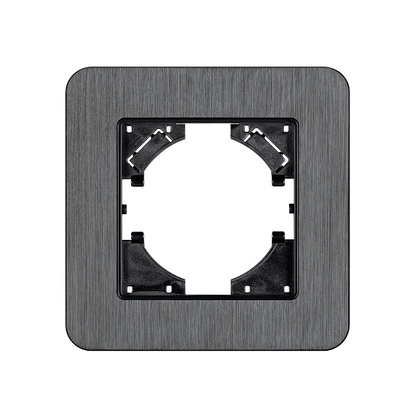 Рамка алюминиевая FRM-AKIRY-AL-1-BK (Arlight, -) Lednikoff